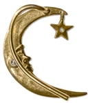 Moon & Star Ear Wrap Worn by Prince -- Worn at 1998 NBA All-Star Game With Spike Lee