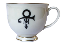 5 Piece Set of China From Prince's Wedding -- Featuring Prince's Love Symbol