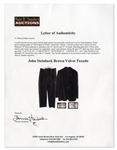 John Steinbeck's Personally Owned Custom-Made Velvet Tuxedo -- With LOA From Thomas Steinbeck