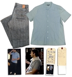 Gerard Butler Screen-Worn Shirt & Jeans From the Romantic Comedy The Ugly Truth