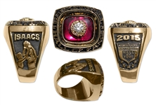 John Isaacs Basketball Hall of Fame Ring -- Legendary Player for the New York Renaissance When They Won the Very First World Professional Basketball Tournament in 1939