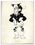 Al Capp Drawing of ''Li'l Abner'' Favorite Mammy Yokum -- Large Art Measures 11.5'' x 14.5''
