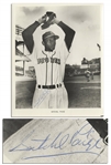 HOFer Satchel Paige 8 x 10 Photo Signed