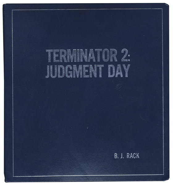 Script For ''Terminator 2'' Personally Owned by Its Producer BJ Rack & Featuring Hand Notes