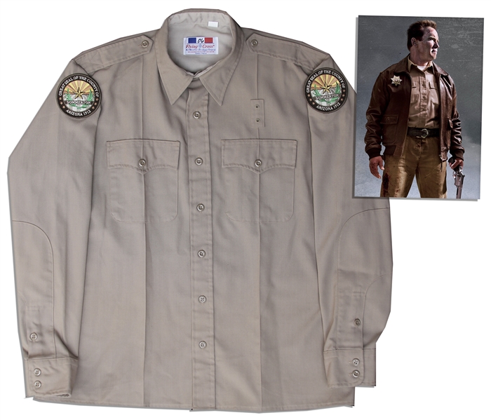 Arnold Schwarzenegger Screen-Worn ''Hero'' Costume From ''The Last Stand''