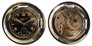 Duke & Duchess of Windsor Fob Swiss Watch -- Gorgeous 15 Jewel Marvin Brand Timepiece Is Fully Functional