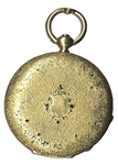 Actress Sydna Scott Thor Personally Owned 18K Gold Swiss Pendant Watch -- Gifted to Her by a Swedish Royal
