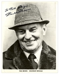 Paul Brown Signed Photograph