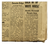 ''Dewey Defeats Truman'' Newspaper -- The Most Famous Newspaper Mistake of All Time