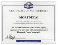Ewan McGregor Screen-Worn Wardrobe From ''Mortdecai''
