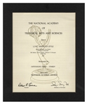 Emmy Nomination Certificate for Love, American Style in 1971