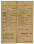 1934 Kentucky Derby Racing Program