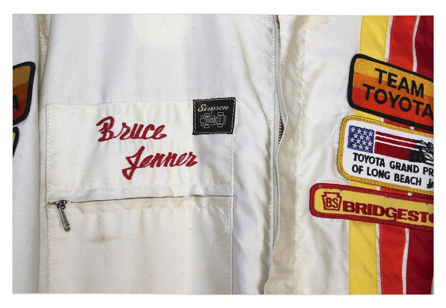 Bruce Jenner 1982 Racing Suit from Celebrity Grand Prix of Long Beach