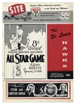 1958 NBA All Star Game Program