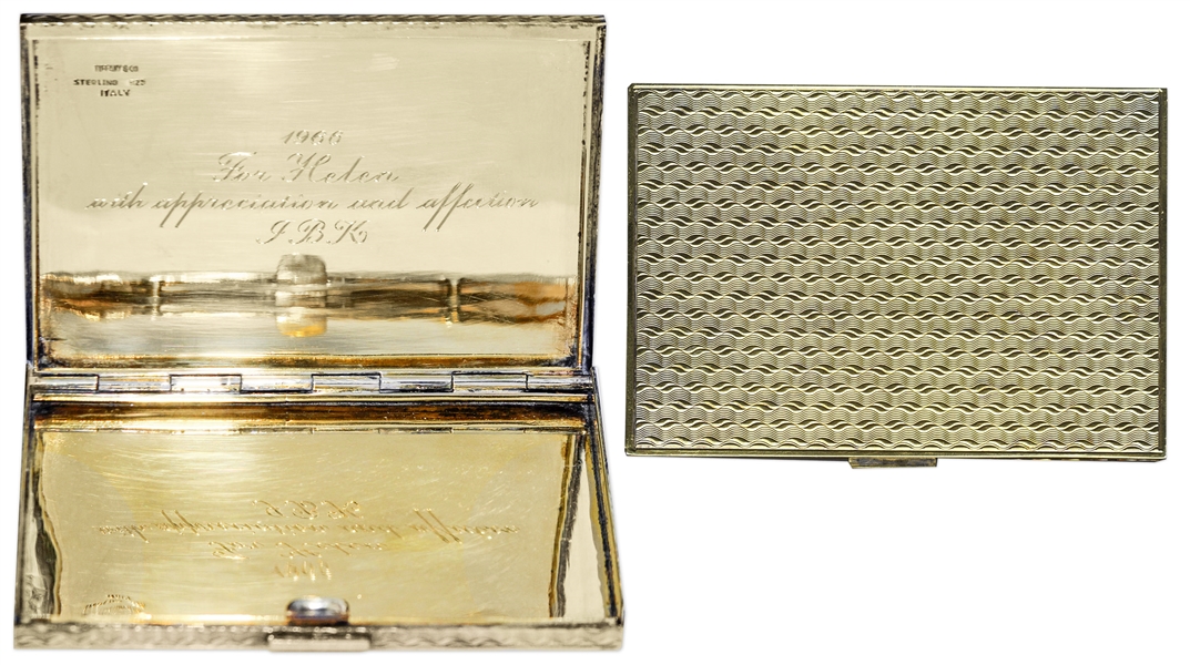 Jackie Kennedy Personally Owned Tiffany Cigarette Case
