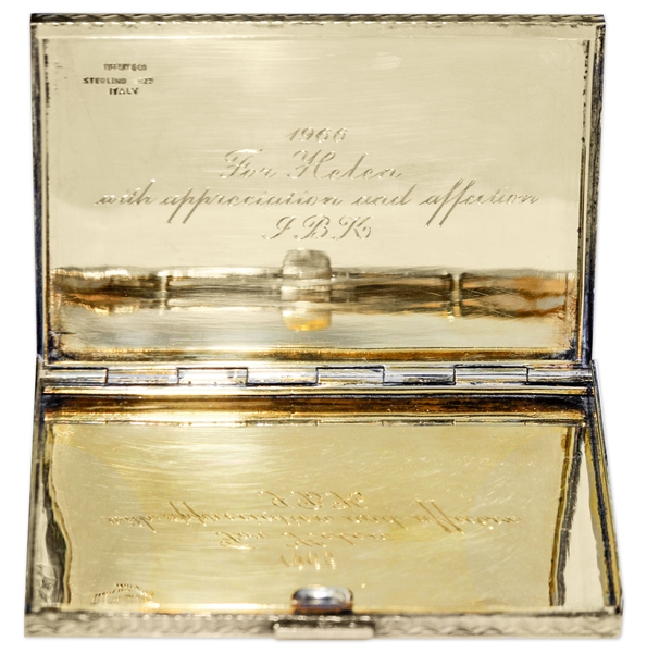 Jackie Kennedy Personally Owned Tiffany Cigarette Case