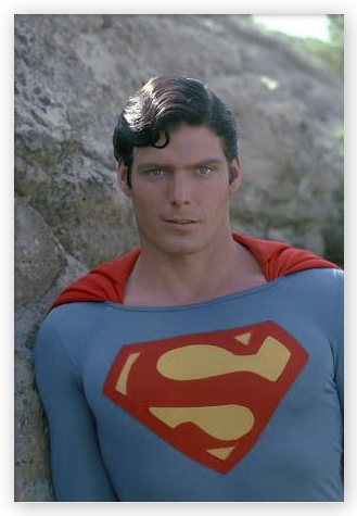 Superman Hero Costume Worn by Christopher Reeve in the 1978 Superman Film