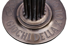 Olympic Torch Used in 1960 Rome Summer Games -- With Original Holding Box