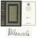 Nelson Mandela Signed Luxury First Edition of His Celebrated Autobiography Long Walk to Freedom -- Fine Condition