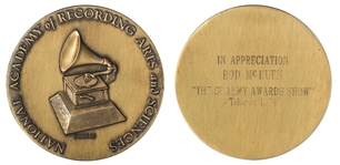 Grammy Nominee Award Medallion -- Awarded to 1960s Songwriter Rod McKuen