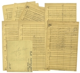 Tex Beneke Autograph Arrangement of Everything Happens To Me
