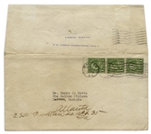 Margaret Mitchell Letter Signed From 1937 Regarding ''...the wonderful resolution the Senate passed concerning 'Gone With the Wind'...''