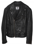Garry Beers of INXS Stage-Worn Black Leather Jacket -- With LOA From Garry Beers
