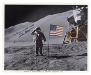 12 Individual NASA Photos Signed by All 12 Moonwalkers