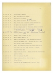 Charles ''Pete'' Conrad, Jr. Signed NASA Mission Data Transcript for Gemini-V