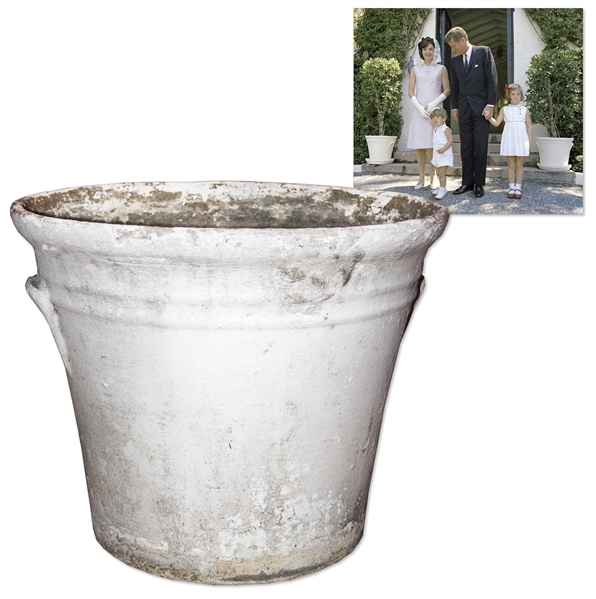Large Concrete Planter Owned by the Kennedys -- From the Winter White House