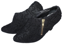 Prince Worn Black Bodysuit & Black Shoes