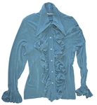Prince Worn Turquoise 3-Piece Outfit -- His Signature Outfit in His Favorite Style -- Worn During His Press Conference in 1998 in Marbella, Spain