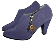 Prince Stage Costume in His Signature Purple -- Complete Costume With Blouse, Pants, Socks & Shoes Adorned With His Love Symbol