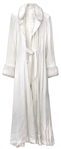 Prince's Bride's Wedding Dress Ensemble -- Stunning Backless Dress, Full Length Wrap With Faux Fur Trim & 11'' x 14.25'' Portrait Photo of the Couple