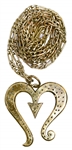 Scorpio Diamond Necklace Worn by Prince When he Met Prince Charles