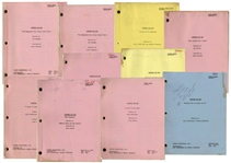 Lot of 10 Sanford & Son Scripts Owned by Redd Foxx -- From Redd Foxx Estate