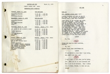 Lot of 10 Scripts Owned by Redd Foxx -- 8 ''Sanford & Son'' Scripts, ''The Jacksons'' Script & Series Premiere Script of ''Sanford & Son'' Spinoff Show, ''Grady'' -- From Redd Foxx Estate
