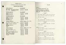 Lot of 10 ''Sanford & Son'' Scripts Owned & Annotated by Redd Foxx -- With Drawings of a Red Fox & Popeye -- From Redd Foxx Estate