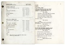 Lot of 10 ''Sanford & Son'' Scripts Owned by Redd Foxx -- With Drawing of Redd Foxx -- From Redd Foxx Estate