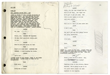 Lot of 10 ''Sanford & Son'' Scripts Owned by Redd Foxx -- With Drawing of Redd Foxx -- From Redd Foxx Estate