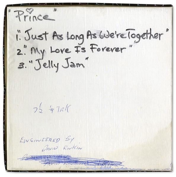 Prince Demo Tape & Very Rare Press Kit (Only 1 of 15) -- Used to Promote Prince in 1977 -- Includes Unreleased Track, ''Jelly Jam''