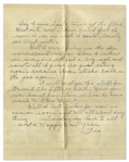 1940 Letter Aboard the U.S.S. Arizona, Sunk in Pearl Harbor Attack -- With U.S.S. Arizona Postmark on Envelope -- Also Includes 2 Letters Addressed to Ship, One the Day After Pearl Harbor