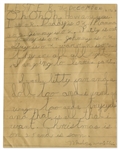 1940 Letter Aboard the U.S.S. Arizona, Sunk in Pearl Harbor Attack -- With U.S.S. Arizona Postmark on Envelope -- Also Includes 2 Letters Addressed to Ship, One the Day After Pearl Harbor