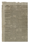 Earliest Newspaper Printing of a Letter Signed by Martha Washington -- 1800