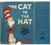 Dr. Seuss ''Cat in the Hat'' -- First Printing Copy With Dust Jacket -- 1957