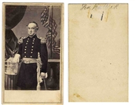 Civil War General Henry Halleck CDV -- No Backmark -- 2.5 x 4 -- Very Good Condition