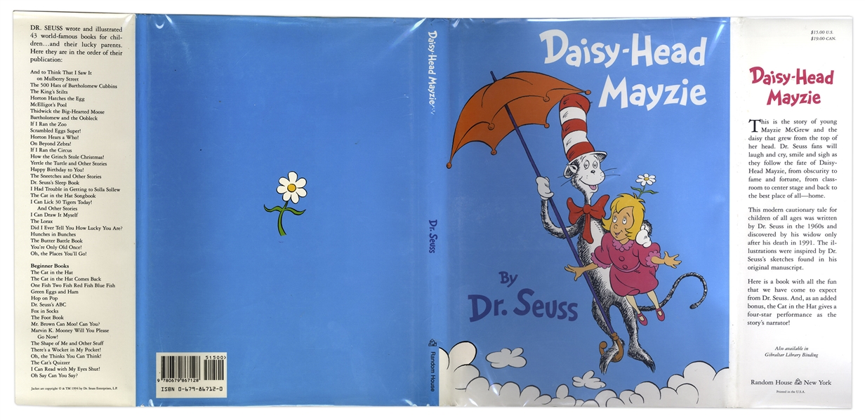 dr seuss books daisy head mayzie