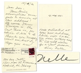 Author Harper Lee Autograph Letter Signed -- With Mention of Lees Worsening Macular Degeneration -- ...cant see, drat it...