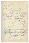 Perry Mason Mystery Signed by Author Erle Stanley Gardner -- ''The Case of the Duplicate Daughter'' First Edition