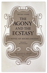 Irving Stone Signed Limited Edition of ''The Agony and the Ecstasy'' -- Fine